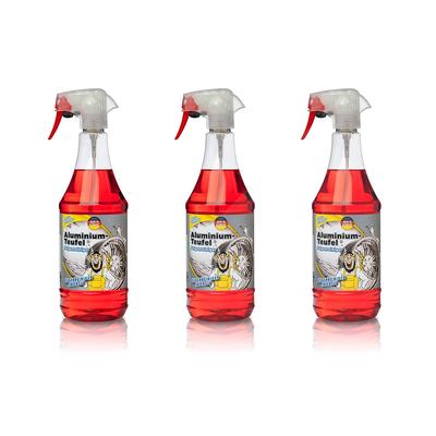 Tuga Chemie 3x 1 L Aluminium-Teufel® Felgenreiniger [Hersteller-Nr. AT-1-D]
