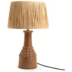 Tischlampe Amaya - Braun Andere Terrakotta Amadeus 30x30 cm