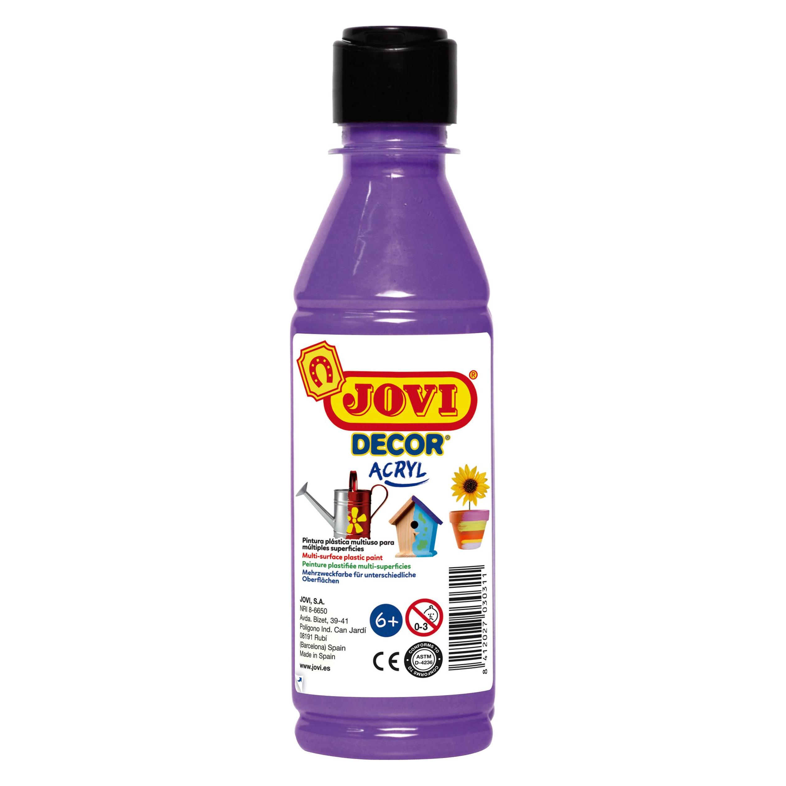 Jovi Acrylfarbe Jovicolor violett 250ml Flasche (250 ml) (68023)