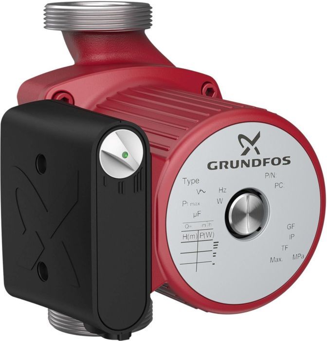Grundfos Serie 100 Umwälzpumpe 95906489 UPS 32-100 N, 230 V, UBA, 180mm