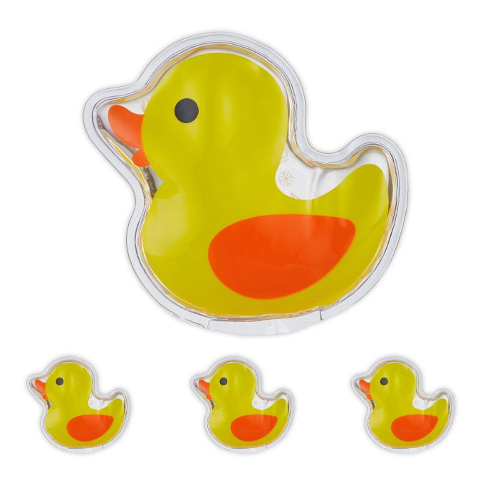 Relaxdays Hot cold pack set voor kinderen, 4 stuks
