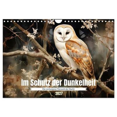Im Schutz der Dunkelheit (Wandkalender 2027 DIN A4 quer), CALVENDO Monatskalender