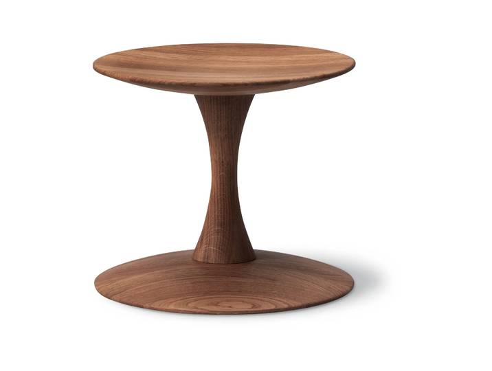 Fredericia Furniture ND102 Trisse tabouret Chêne fumé huilé, Ø32x28 cm