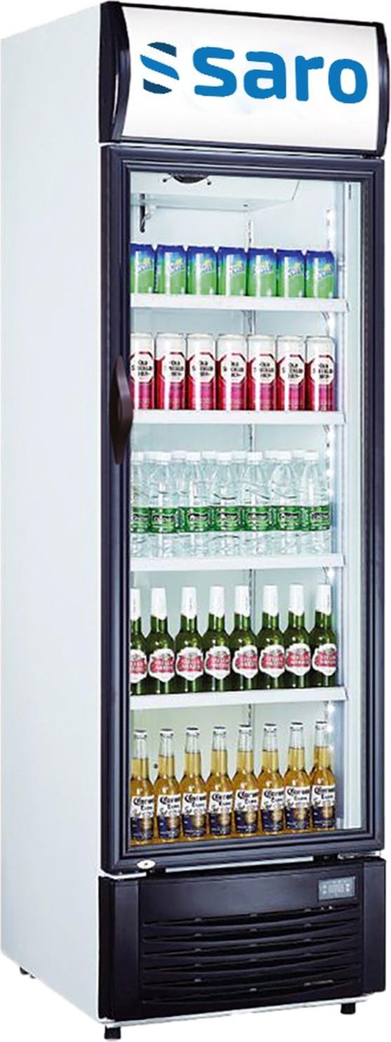 Saro GTK 382, Getränkekühler, Freistehend, Schwarz, Weiß, 382 l, 0 - 10 °C, R600a