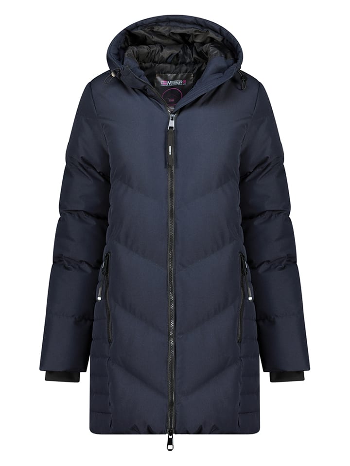 Geographical Norway Steppjacke "Bisous" in Dunkelblau - XL