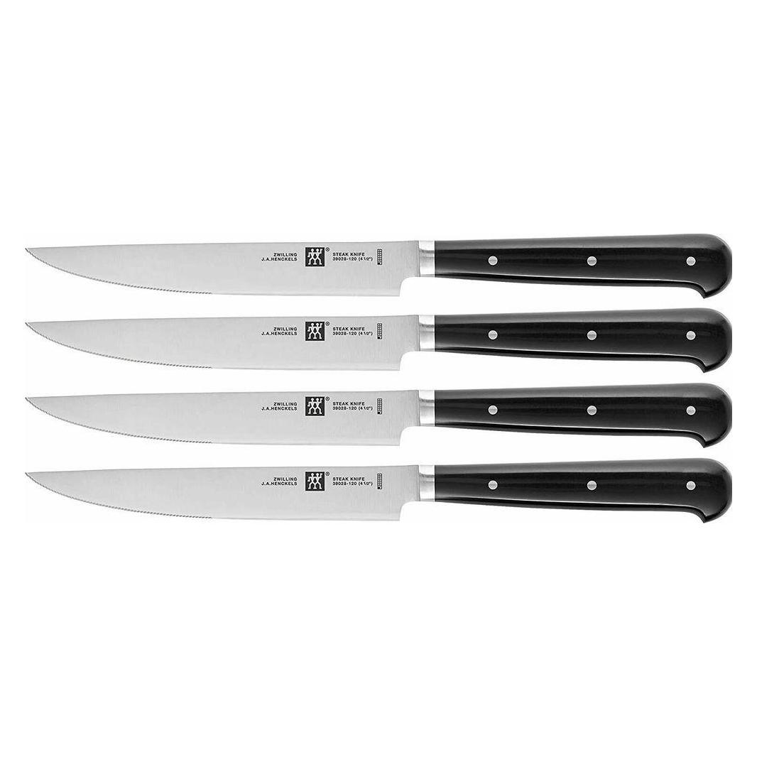 Zwilling TWIN Steakmesser Set 4 tlg., Wellenschliff, 120 mm (4 Stk.) (39029-002-0)