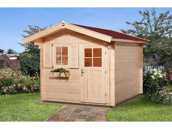 Weka Gartenhaus Premium 28 Natur 2.5 × 2.5 m