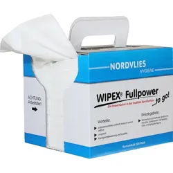 Einwegtücher Nordvlies WIPEX FULLPOWER to go 32x38 cm polyester verstärkter Zellstoff, 100 Tücher je Pack