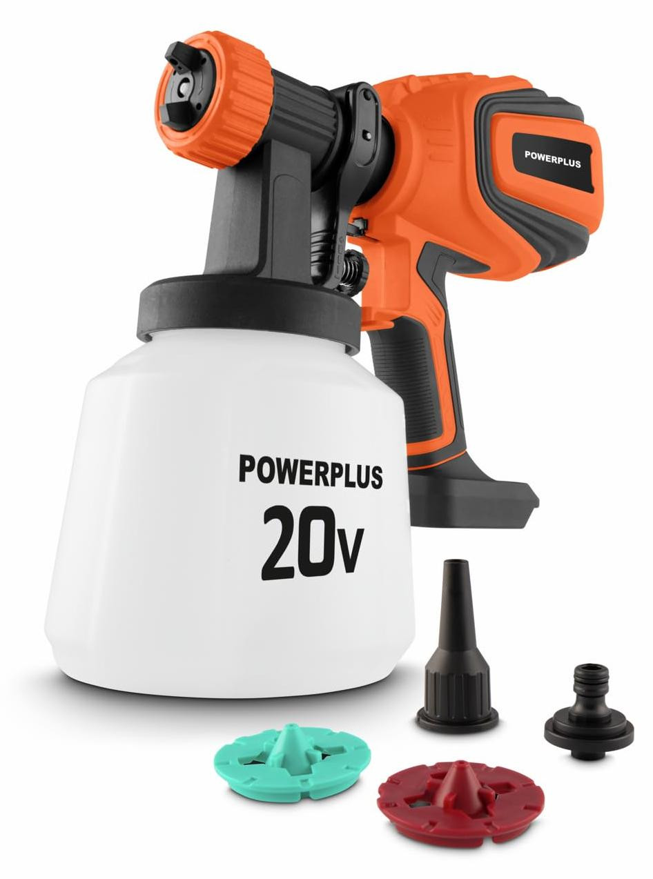 Powerplus Dual Power verfspuit 20V spuitpistool model POWDP7058