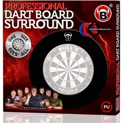 BULL'S Darts Pro Dart Board Surround, rot