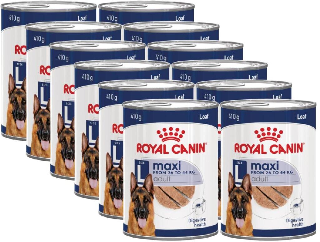 Royal Canin Maxi Adult Lattina 410G KIT RISPARMIO 12X410G