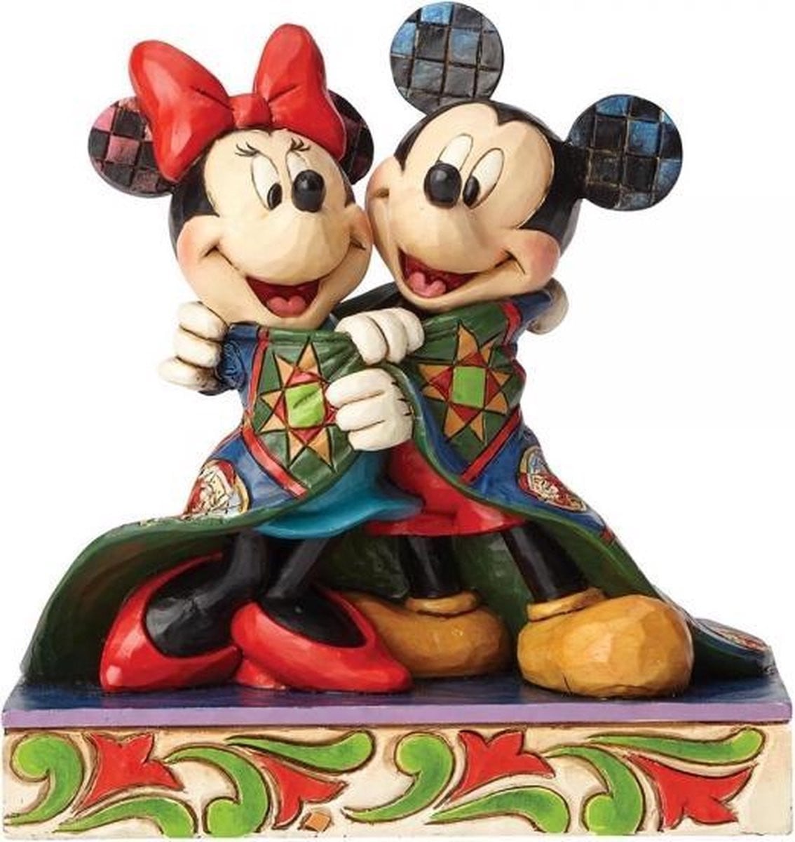 Disney Traditions Warm Wishes Mickey & Minnie Mouse beeldje voor volwassenen