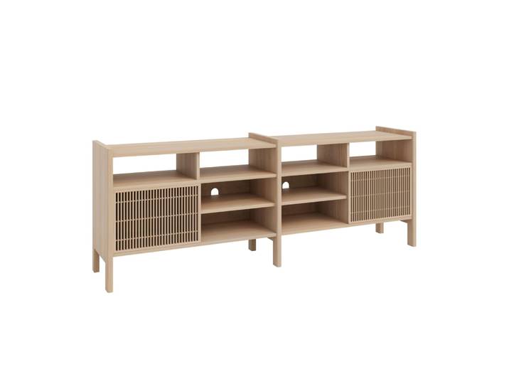 Buffet moyen en pin massif 201,4 cm Non verni