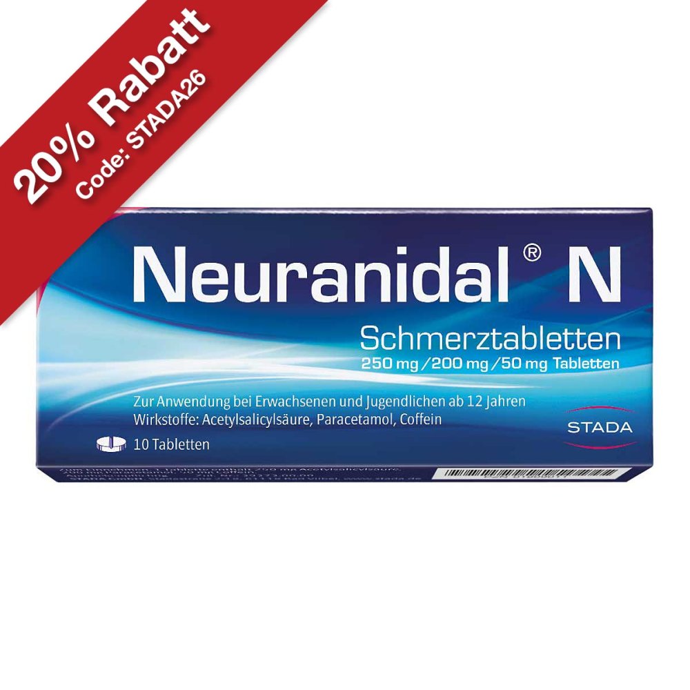 STADA Consumer Health Deutschland GmbH Neuranidal N Schmerztabletten 01809011