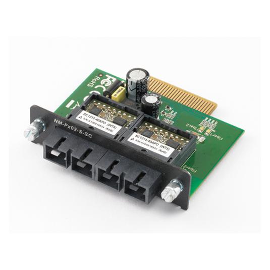 Moxa NM-FX02-S-SC - Eingebaut - Verkabelt - Faser - Schwarz (NM-FX02-S-SC)