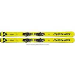 FISCHER Herren Racing Ski XTR RACE RT + RS 9 SLR, Größe 140 in Grau Grau
