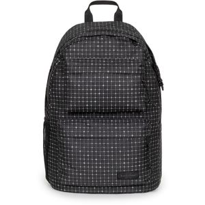 Eastpak Rucksack Padded Double Refleks Space Black, 47 cm, Laptopfach, schwarz/grau, Polyester, wasserabweisend, 24 Liter