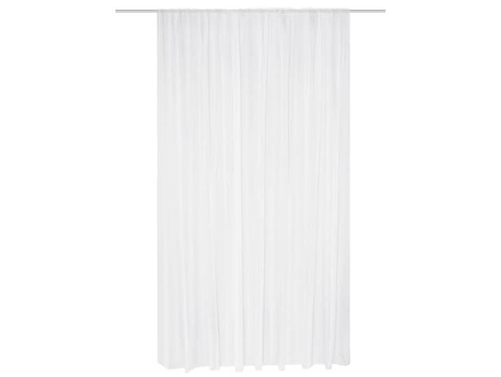 HOME WOHNIDEEN 41082 Fertigstore KYRA aus Effektvoile mit Streifen, weiß, Kräuselband, Farbe:weiß, Größe:175 x 450 cm, Anzahl:1x