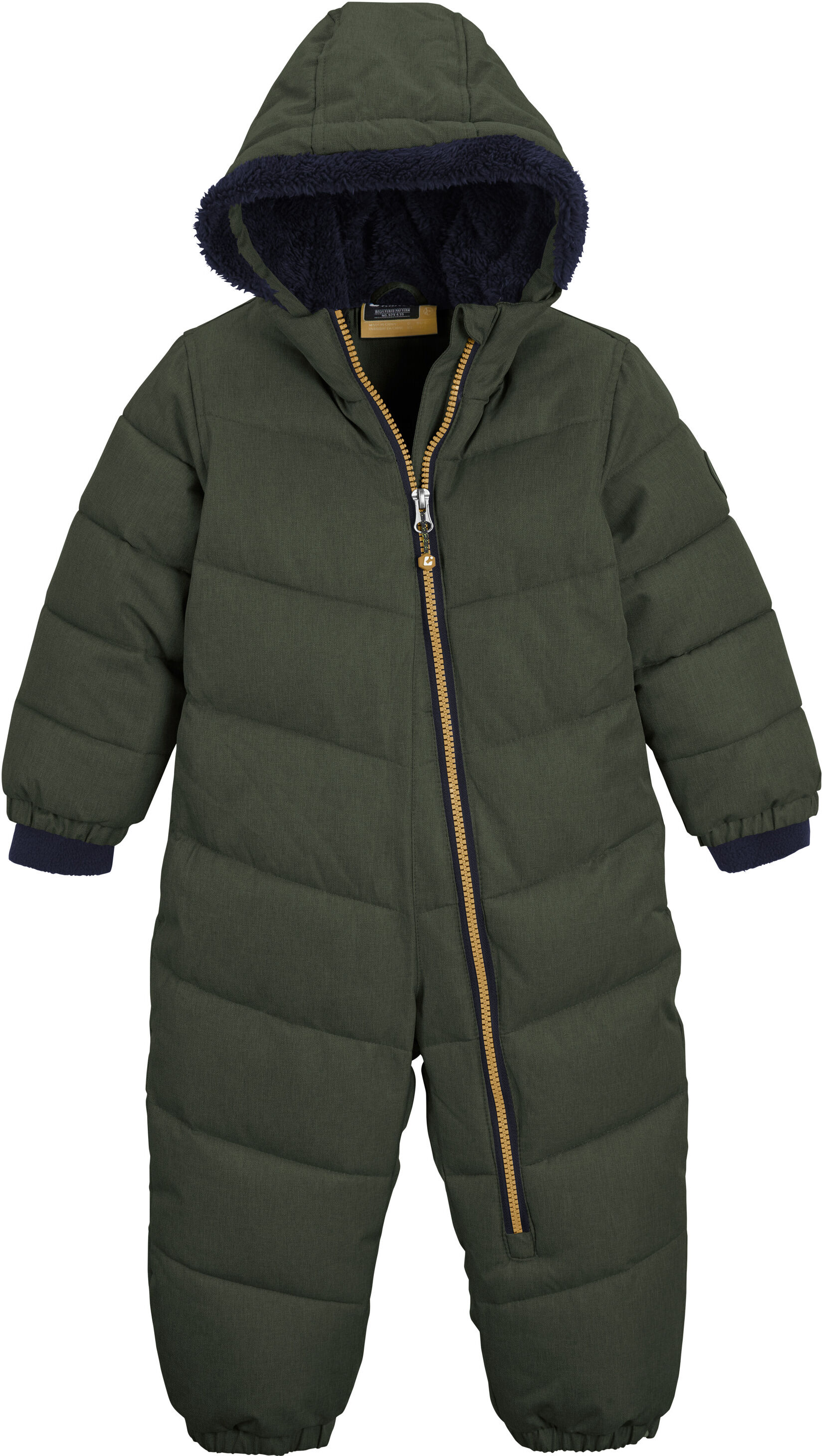 Schneeoverall KILLTEC "Karter Mini", Mädchen, Gr. 98/104, Normalgrößen, grün (dunkelgrün), Obermaterial: 100% Polyester.Futter: 100% Polyester.Füllung: 100% Polyester, Overalls, Schneeanzug: wasserabweisend, winddicht, warm, leicht anzuziehen