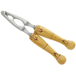 Nontron Nussknacker aus Edelstahl, Nussknacker, Beige