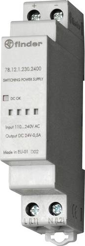 Finder 78.12.1.230.1200 Hutschienen-Netzteil (DIN-Rail) 12 V/DC 1.25A 12W Inhalt 1St.
