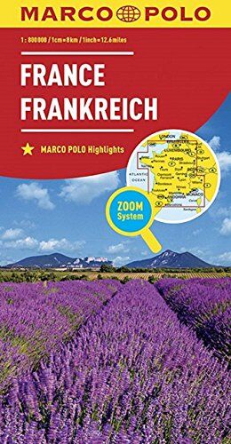 Collectif - MARCO POLO Länderkarte Frankreich 1:800 000 (MARCO POLO Länderkarten) - Preis vom 02.10.2026 23:42:20 h