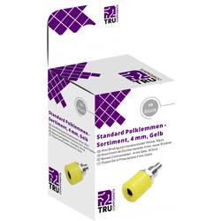 TRU COMPONENTS Laborsteckverbinder-Sortiment Buchse, Einbau vertikal Gelb 10 St. T1906C143