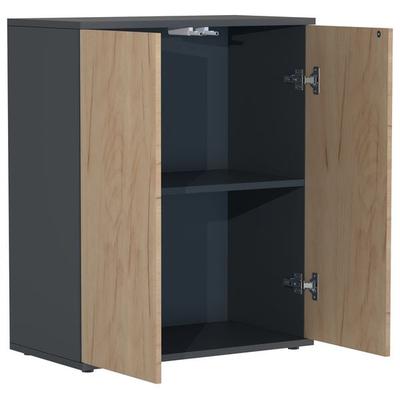 Holz Kommode Sideboard Anrichte Dalosa 2 Drehtüren