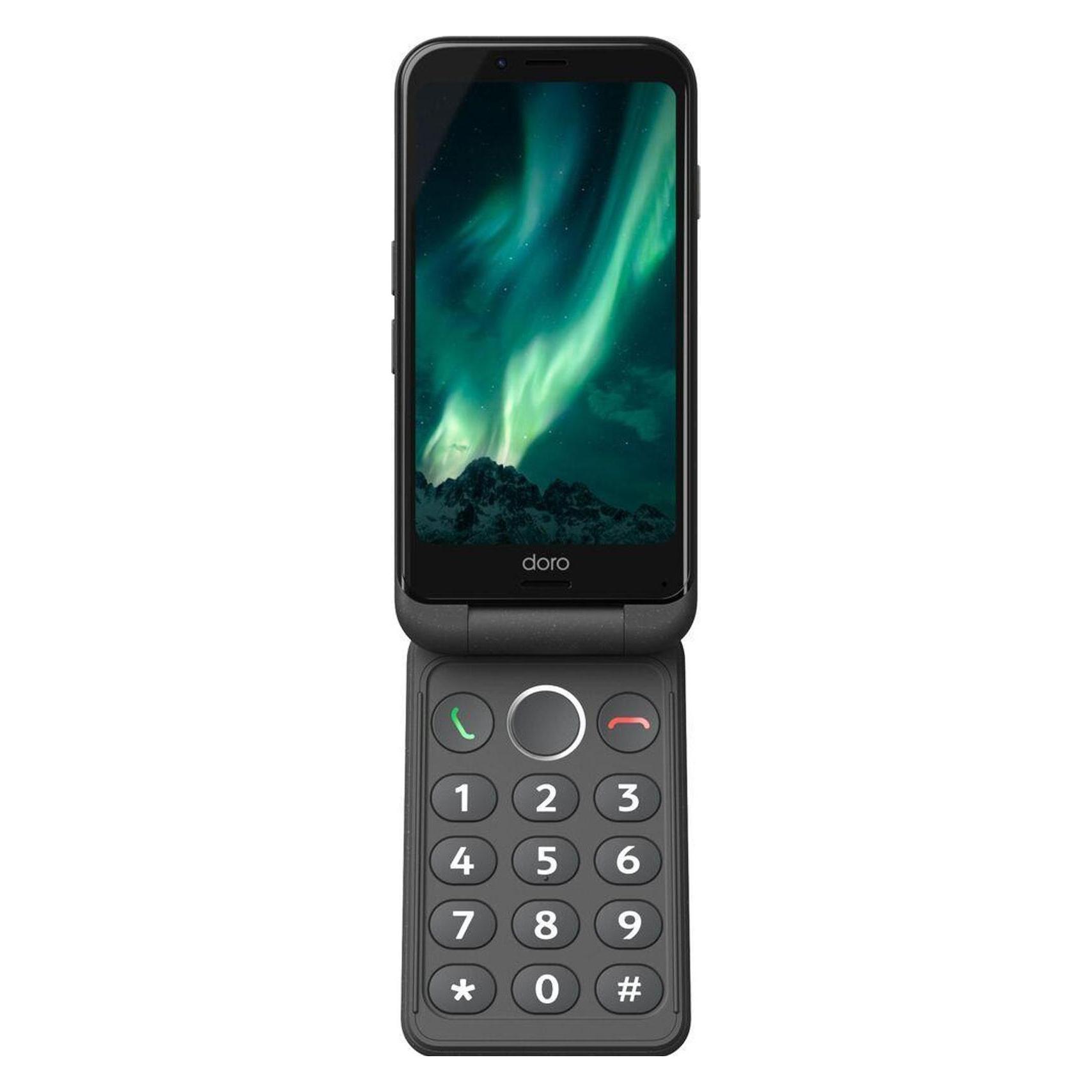 Doro Aurora A20 (64 GB, Black, 4.50", Dual SIM, 4G) (380539)