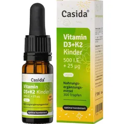 Vitamin D3 K2 Tropfen Kinder Vegan 10 ML