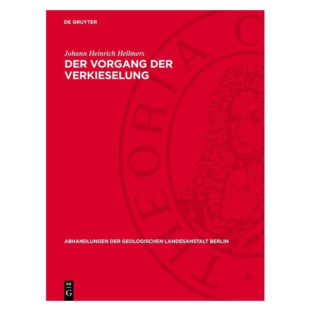 De Gruyter Hellmers:Der Vorgang der Verkieselung (Deutsch, Hardcover, Johann Heinrich Hellmers) (67795199)