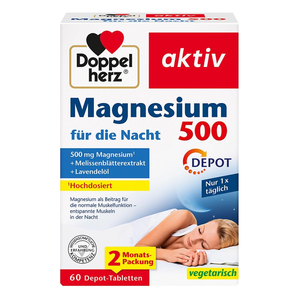 Queisser Pharma GmbH & Co. KG Doppelherz Magnesium 500 für die Nacht Tabletten 18380925