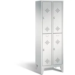 Garderobe Büromöbel Doppelstöckig 61 x 195 x 50 cm