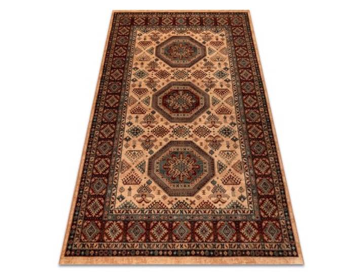 Wollteppich KASHQAI 4317 100 orientalisch, Rahmen Lachsfarbe/Rotwein 160x240 cm orange