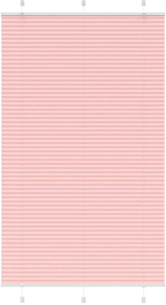 vidaXL Store plissé rose 115x200 cm largeur du tissu 114,4cm polyester