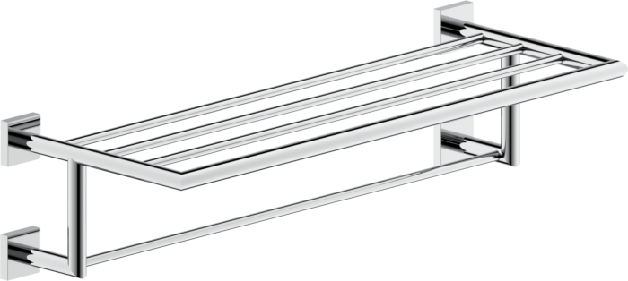 Bravat Quaruna Handtuchablage 755410 chrom, Kleben/Schrauben