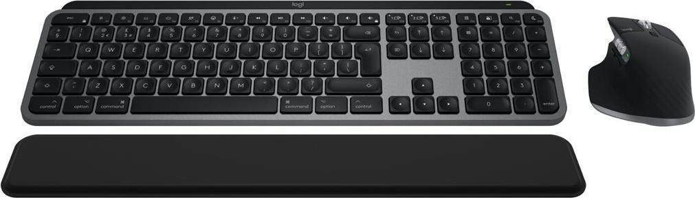 Logitech MX Keys S Combo voor Mac, draadloos, QWERTZ-indeling, zwart