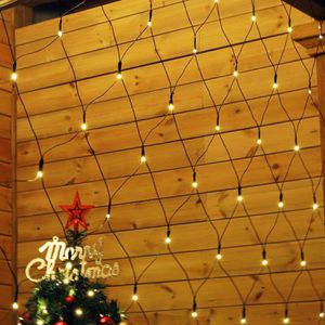 SALCAR Lichterkette 910084, für Innen und Außen, Lichternetz, warmweiß, mit 204 LED, 3 x 2 m