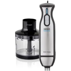 Haeger Extreme Chopper - Staafmixer, Stabmixer, Silber, Transparent, Schwarz