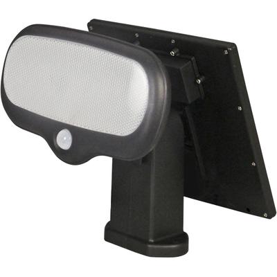 Außen-Wandleuchte LUXFORM "Solar-Sicherheits-Wandleuchte - Montevideo - LED", schwarz, 1 Stk., Leuchten, Für den Außenbereich geeignet (IP44)