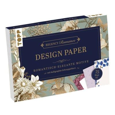 Regency Romance Design Paper Block A5