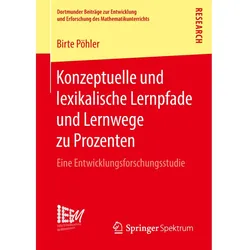 Konzeptuelle und lexikalische Lernpfade und Lernwege zu Prozenten, Schulbücher von Birte Pöhler