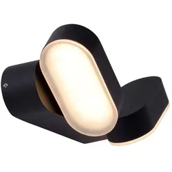 Außenleuchte Wandleuchte LED Spotleuchte Gartenlampe IP54 schwarz