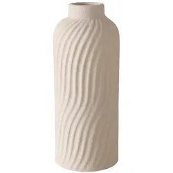 Vase SAHARA (DH 8x20 cm) - weiß - DH 8x20 cm