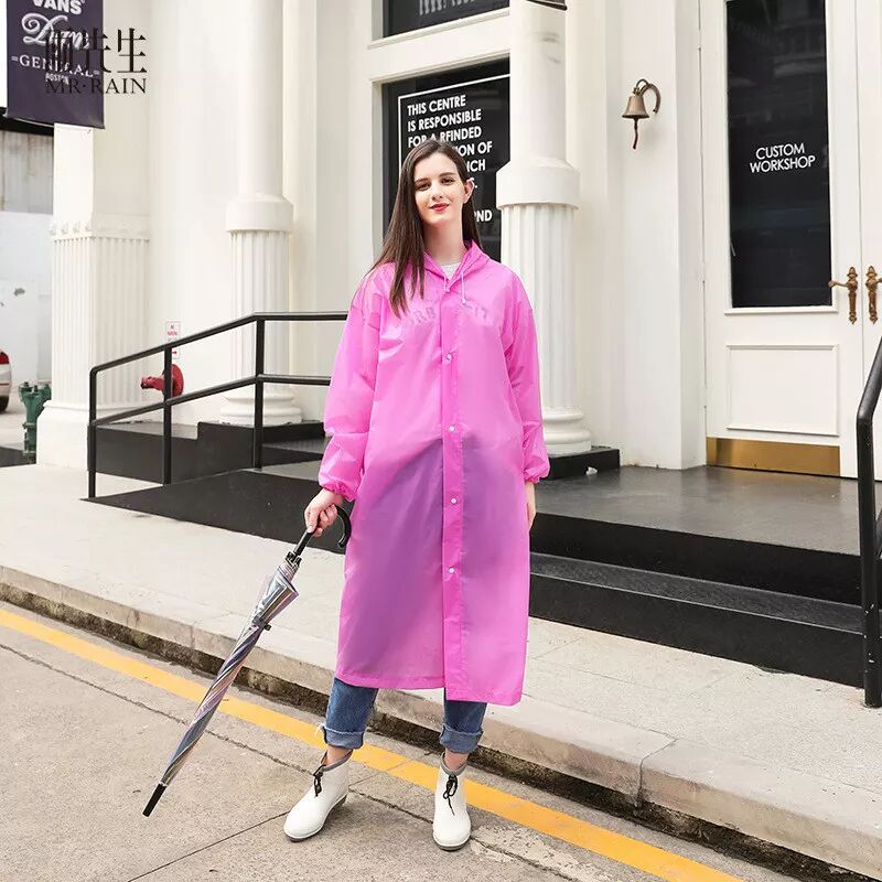 INF Regenponcho mit Kapuze