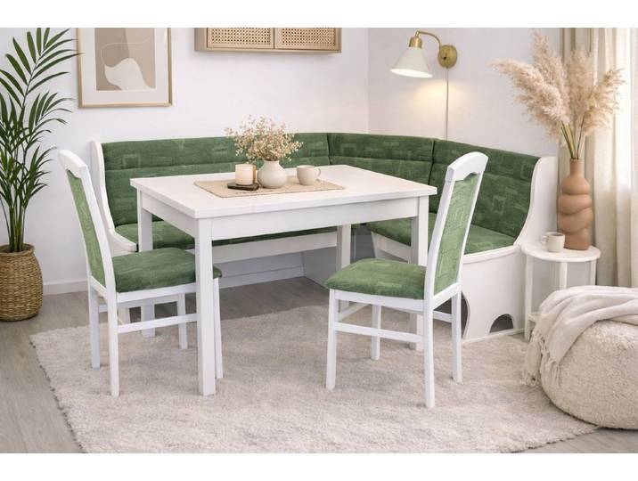 moebel-direkt-online Eckbankgruppe 4teilige Eckbankgruppe, (Spar-Set, 4teiliges Set)