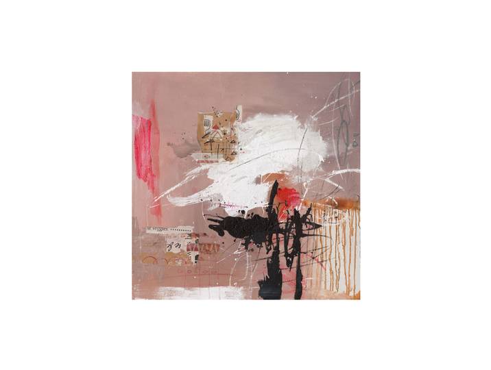 Handgemaltes Bild „Natur Reflektionen“ 100 x 100 cm Multicolor Crea Collection