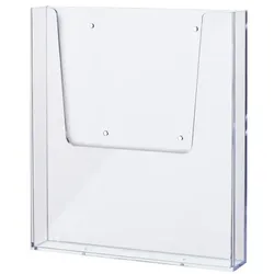 helit Wand-Prospekthalter »the help wall« A4 transparent, 23.2x25x4.1 cm