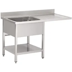 Gastronoble Gastro M Spültisch Becken links Platz für Geschirrspüler 120cm lang