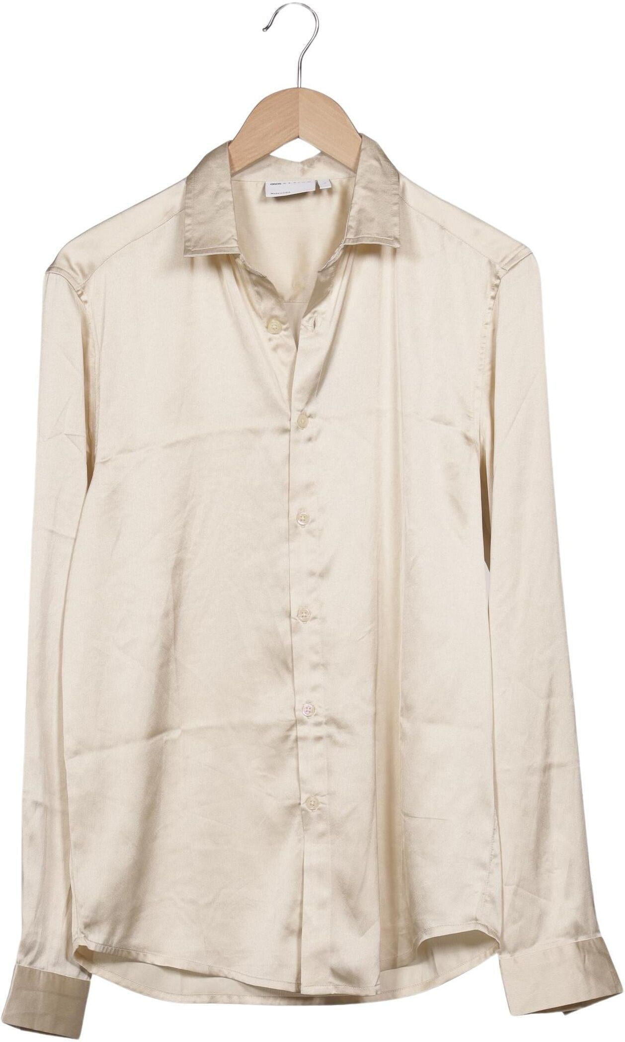 asos Herren Hemd, Beige, Gr. S, Synthetik - Second Hand